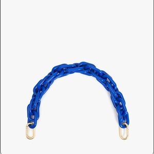 COPY - NWT Clare V blue shortie strap